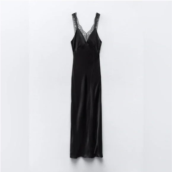 Zara Lace Slip Dress XS - Picture 7 of 9